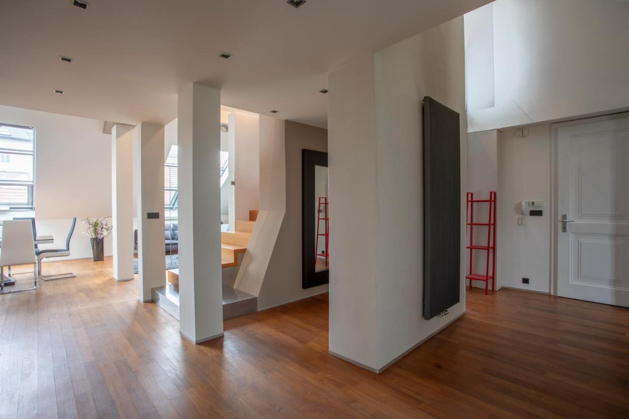 Luxury Central Duplex With Terrace Praga Exterior foto
